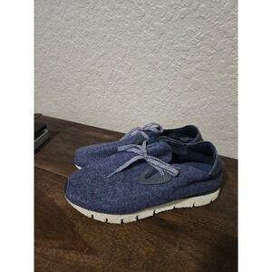 OTBT Radius Blue Textile Leather Sawtooth Sole Sneakers Shoes Women 6M 18F935